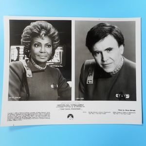Star Trek V Final Frontier VTG 90s Original Movie Press Photo Scotty Uhura